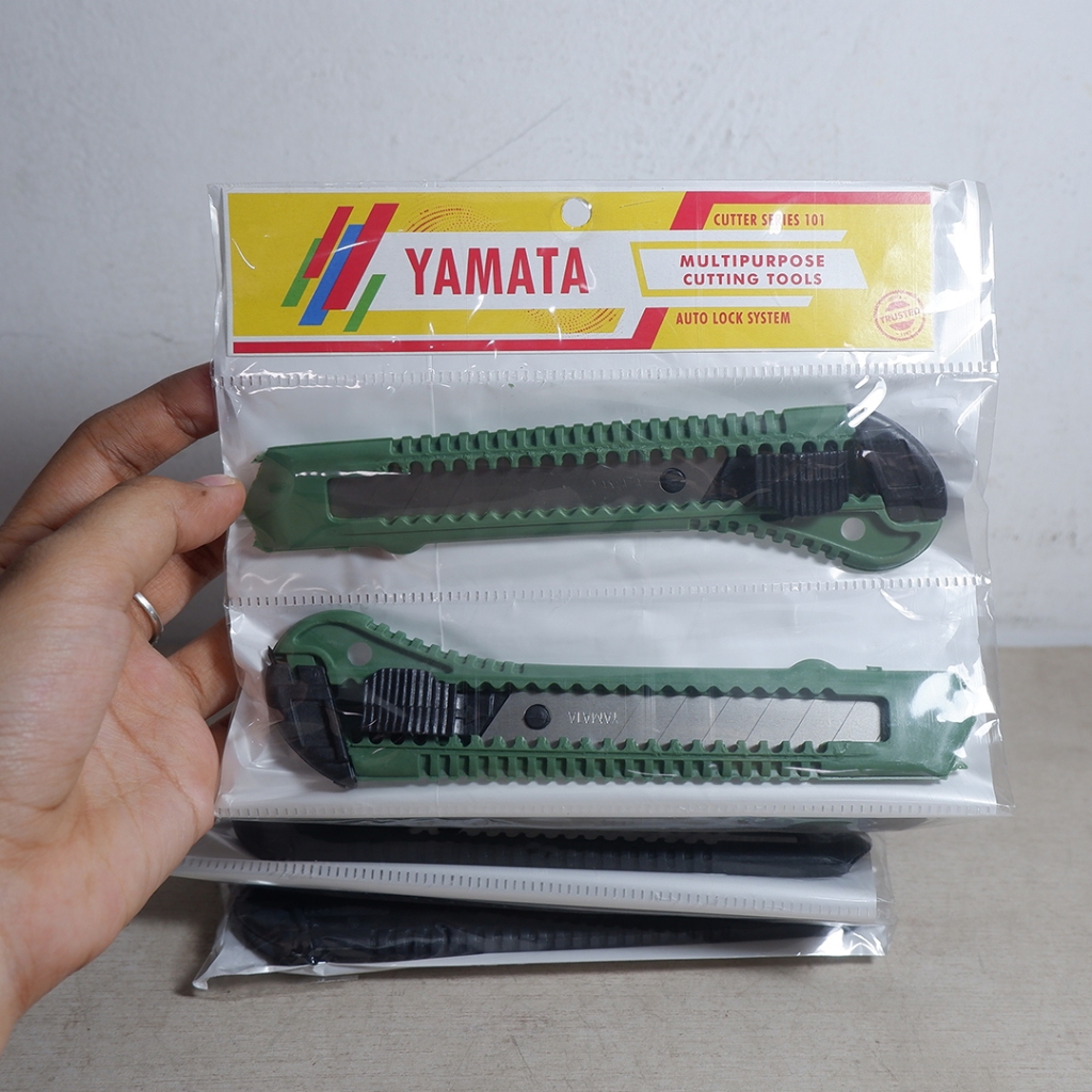 

[12 Pcs] Nerrd Paket Hemat Grosir Pisau Cutter Buram Murah 1 Renteng Isi 12 Pcs