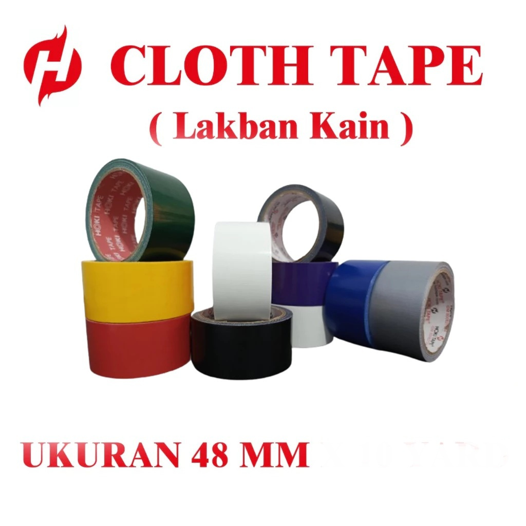 

Plakban Kain HOKI Cloth Tape 46 mm