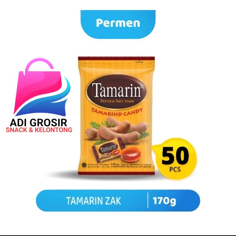 

Permen TAMARIN Sari Asem 135 gr Isi 50 pcs