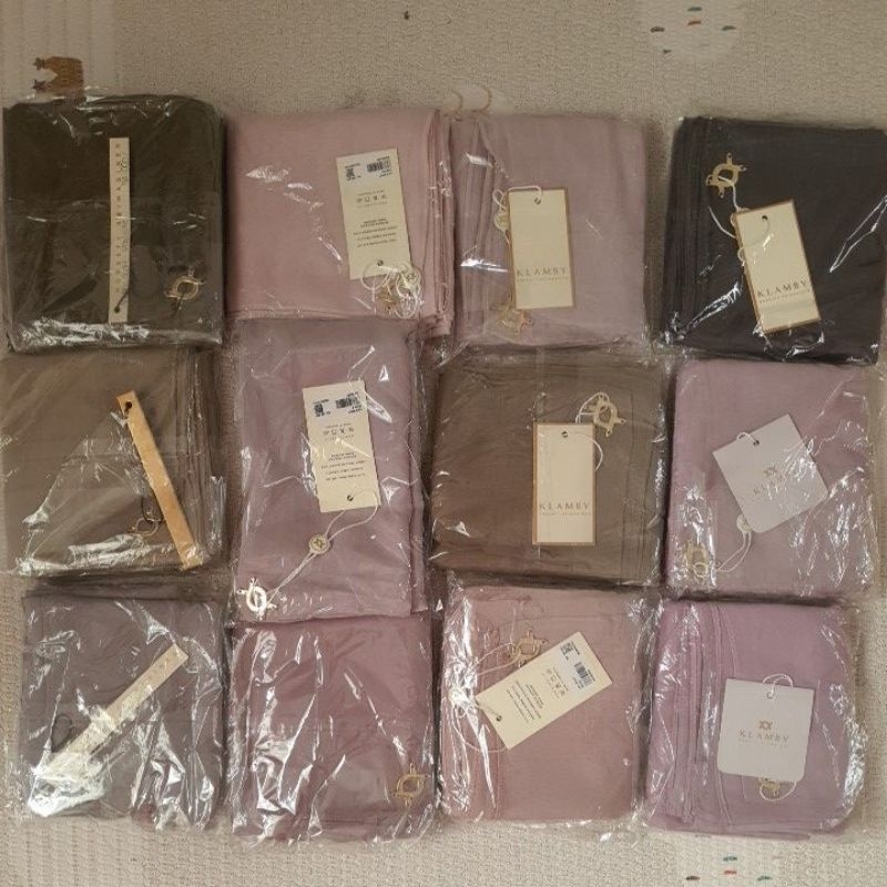 READY STOCK Wearing Klamby Scarf Lyra Voal Wearingklamby Voile Paris Polos Lembut New with Tag