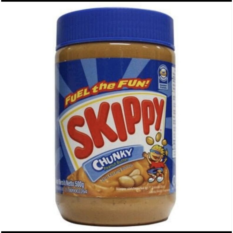 

Selai peanut butter skippy chunky 500gr