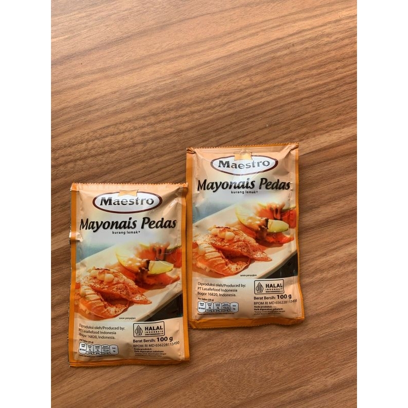 

Maestro mayonaise pedas 100g