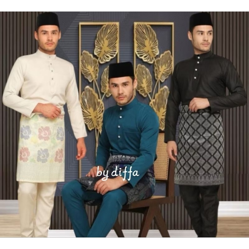by diffa setelan baju kurung melayu pria dewasa ( warna bisa request sesuai keinginan )
