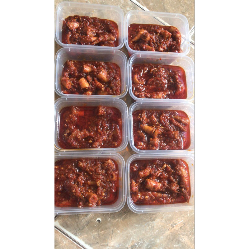 

sambal cumi kering khas kalimantan pedas 120gram