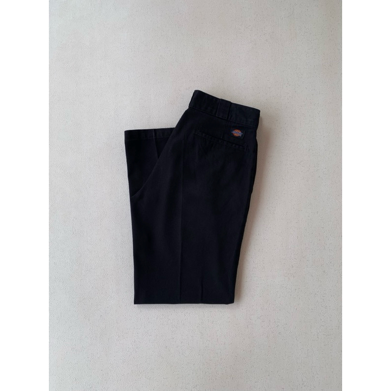 DICKIES - 874 ORIGINAL FIT WORK PANTS BLACK SIZE 32