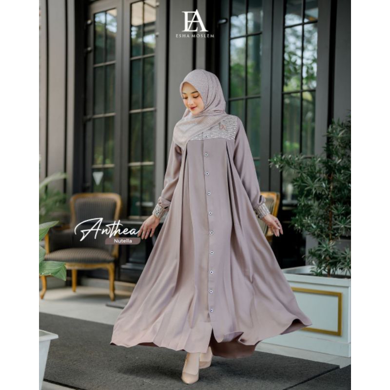 PROMO ANTHEA DRESS ONLY NUTELLA sz 3XL by ESHA MOSLEM