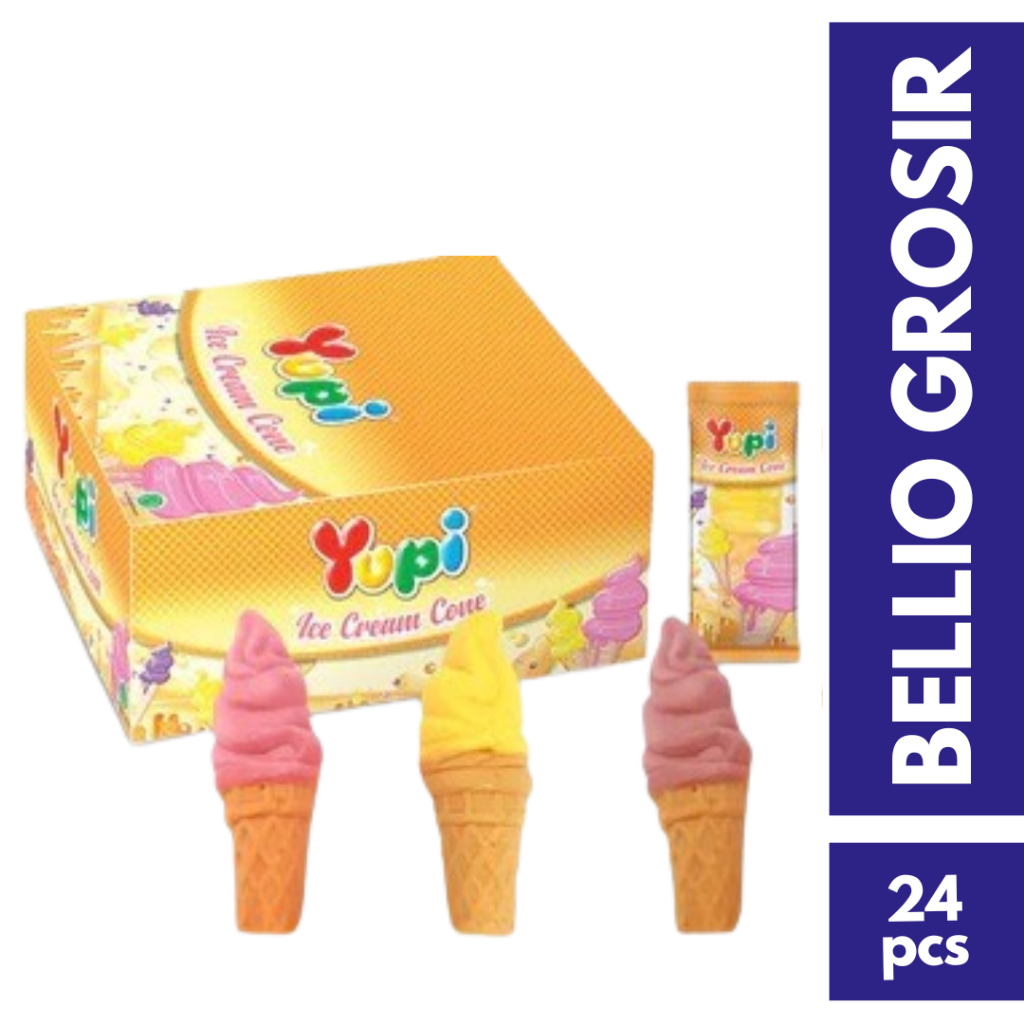 

YUPI ICE CREAM CONE 1 BOX ISI 24 PCS