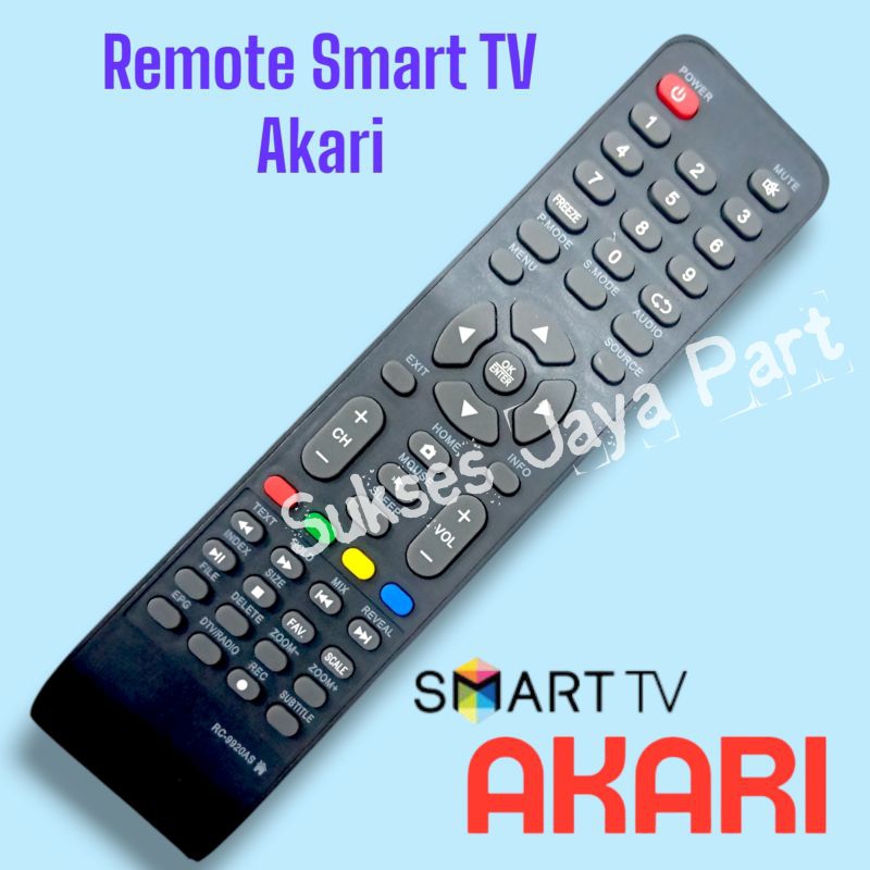 Remote TV Akari Smart TV Akari LED 9920AS