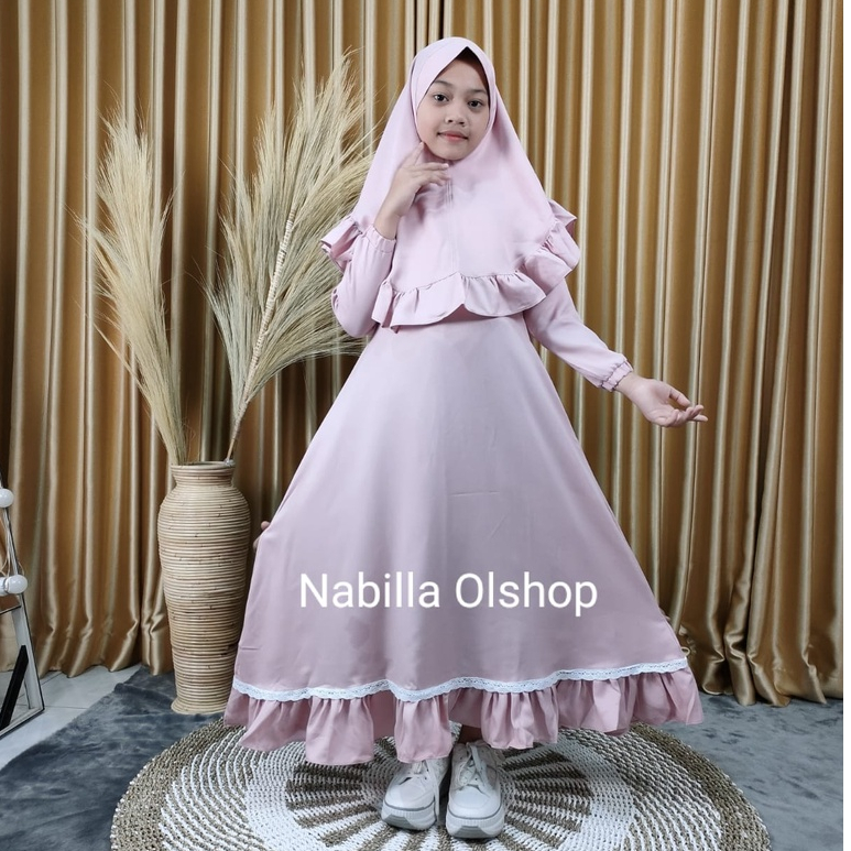 Nirmala Syar'i | Baju Muslim Anak | Syari|Gamis Anak1-12 Tahun | Gamis|Gamis Anak Syari | Nabila col