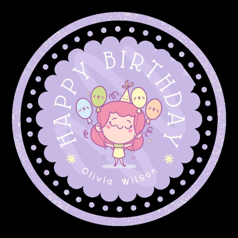 

sticker happy birthday