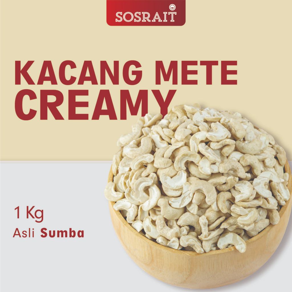 

Sosrait Kacang Mete Belah Dua Sumba 1kg