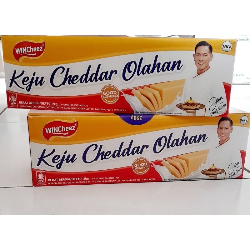 

KEJU WINCheez//keju cheddar olahan//250g