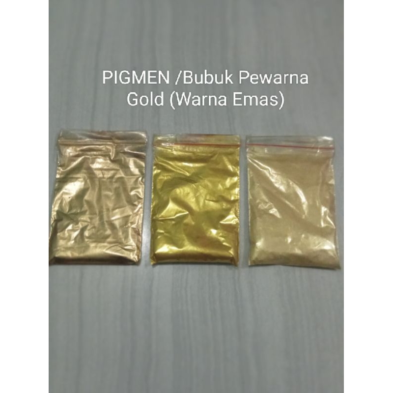 Pigmen Pearl Gold #Pigmen Brom#Pigmen warna emas