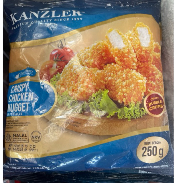 

kanzler nugget crispy 250gr