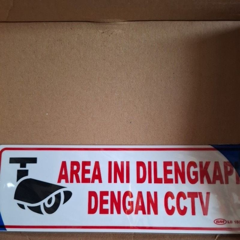 

GM LABEL AREA INI DILENGKAPI DENGAN CCTV 30X10CM