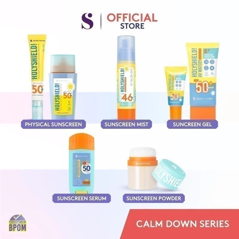 SOMETHINC Sunscreen SPF 30 / 50 |Holyshield UV Watery Sunscreen Gel/Glowing Up Sunscreen Stick SPF 5