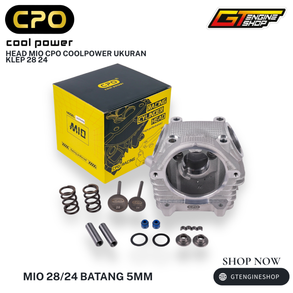 HEAD MIO 28 24 CPO COOLPOWER HEAD CPO MIO 28 24 HEAD MIO 28 24 SETTING KLEP ALBRONZE CPO COOLPOWER
