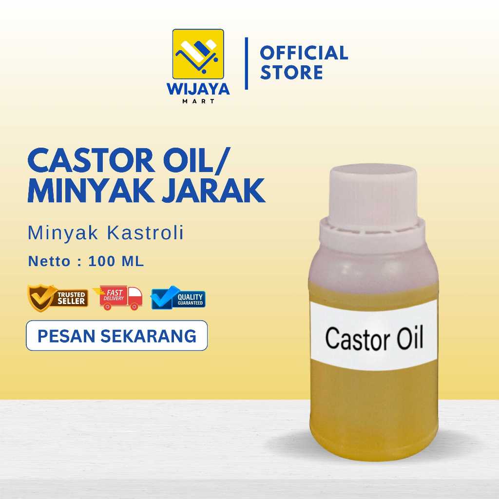 Castor Oil 100% Pure Original - MINYAK JARAK 100 ML