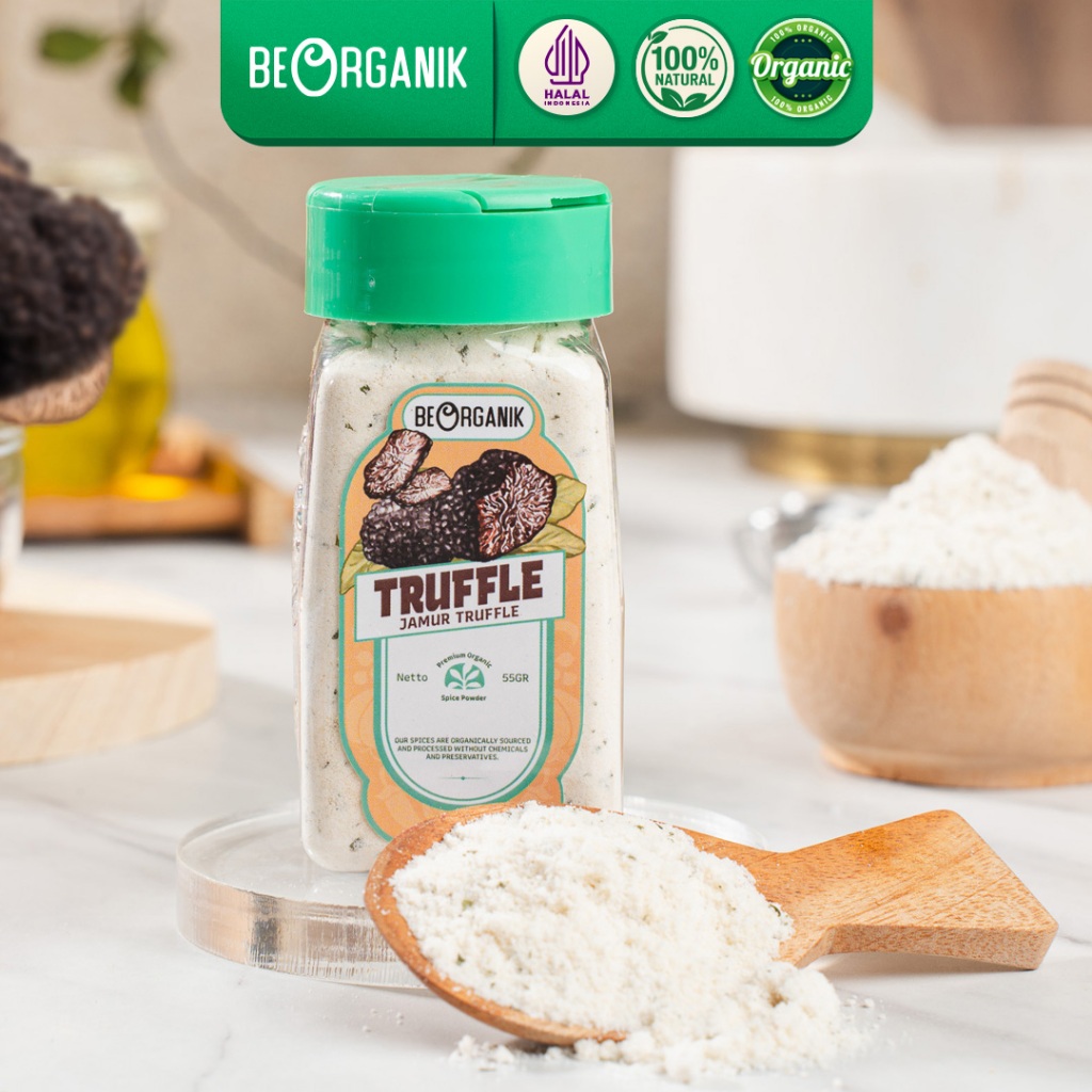 

Beorganik Truffle Seasoning 55gr / Bumbu Tabur Jamur Truffle NON MSG
