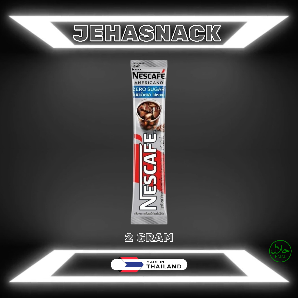 

[ KOPI INSTANT BKK ] Nescafe Coffee Ameriano 2gr ( Import Thailand - Bangkok )