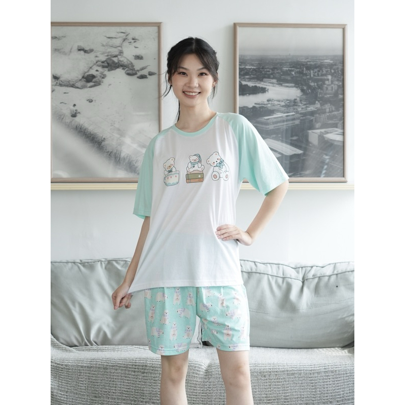 SETELAN KAOS ANAK 3 POLAR BEARS