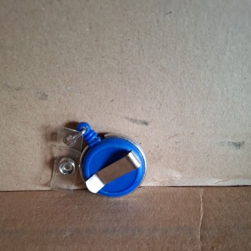 

(pcs) gantungan id card model yoyo list stainleess BIRU