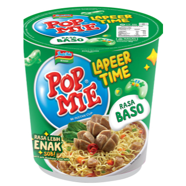

Pop Mie Lapeer Time Mi Instan Cup Bakso 75 gr