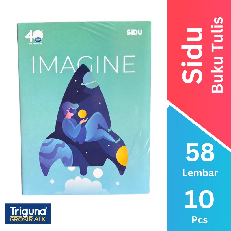 

Buku Tulis Sidu 58 Lembar 1 Pack (10 pcs)