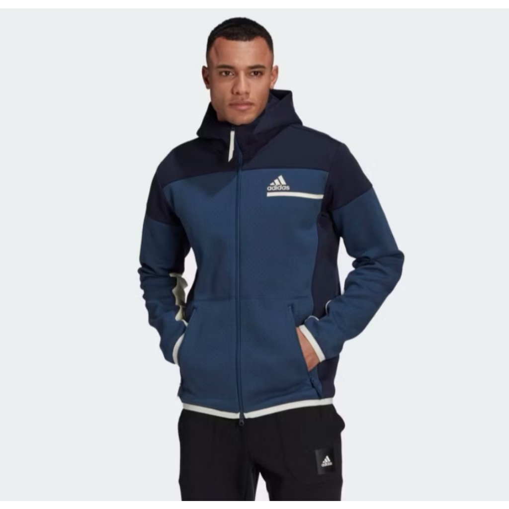 Jaket Adidas Hoodie Z.N.E Full Zip Size S Second