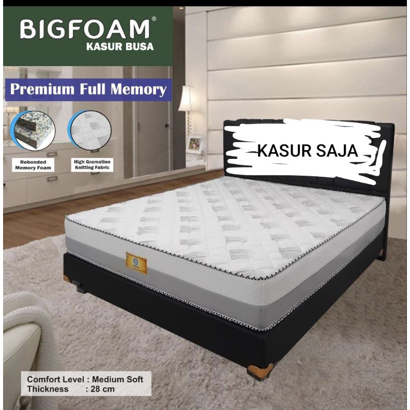 Kasur Matras Busa Bigfoam Premium Full Memory Ukuran 180 x 200 x 28 cm