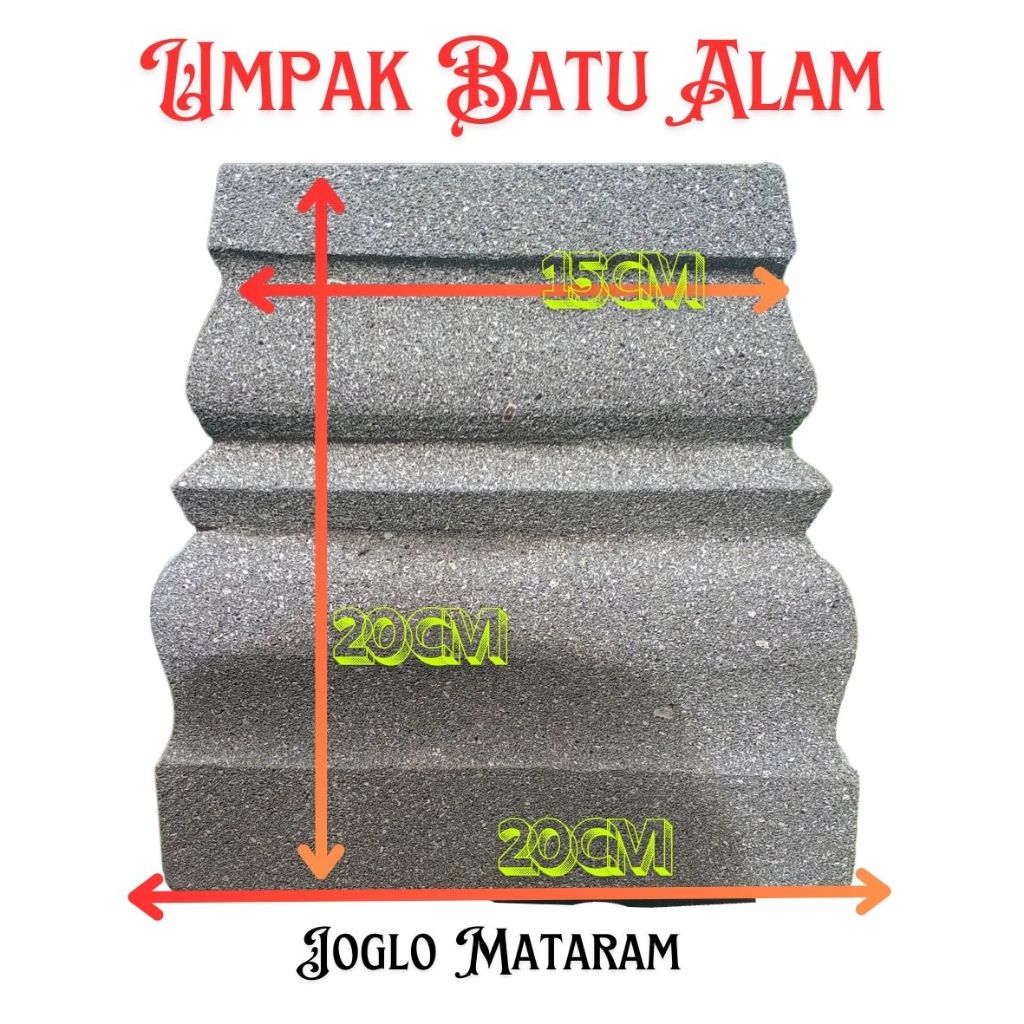 Umpak Batu Alam Joglo Mataram