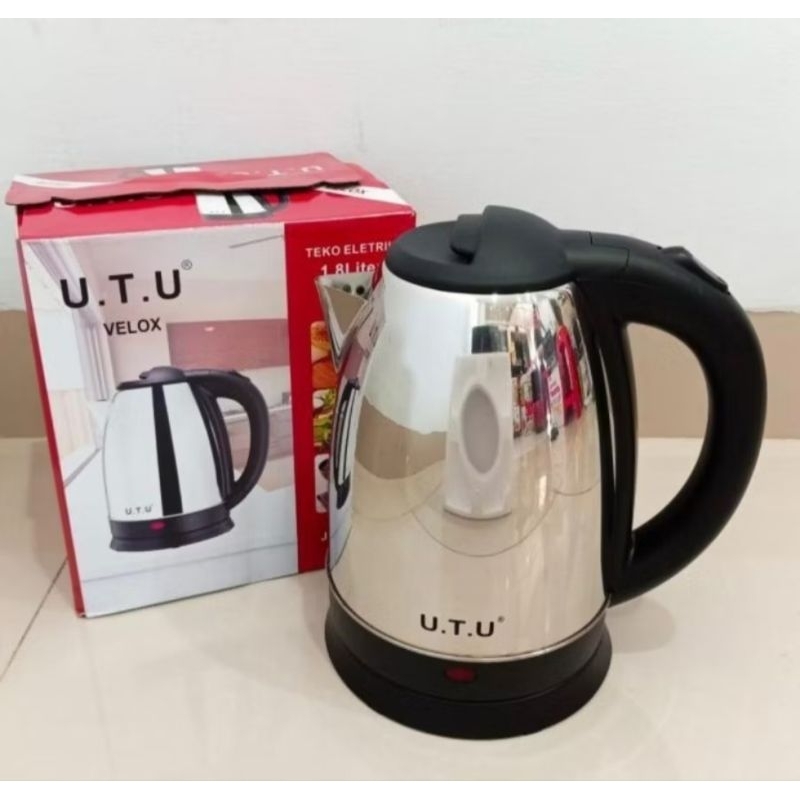 TEKO LISTRIK UTU / CERET LISTRIK / PEMANAS AIR LISTRIK UTU TYPE VELOX CAP 1.8LTR
