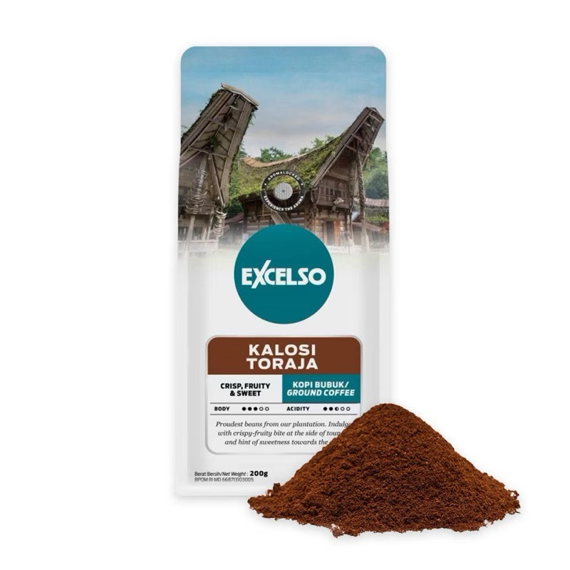 

Excelso Kopi Kalosi Toraja Bubuk 200gr