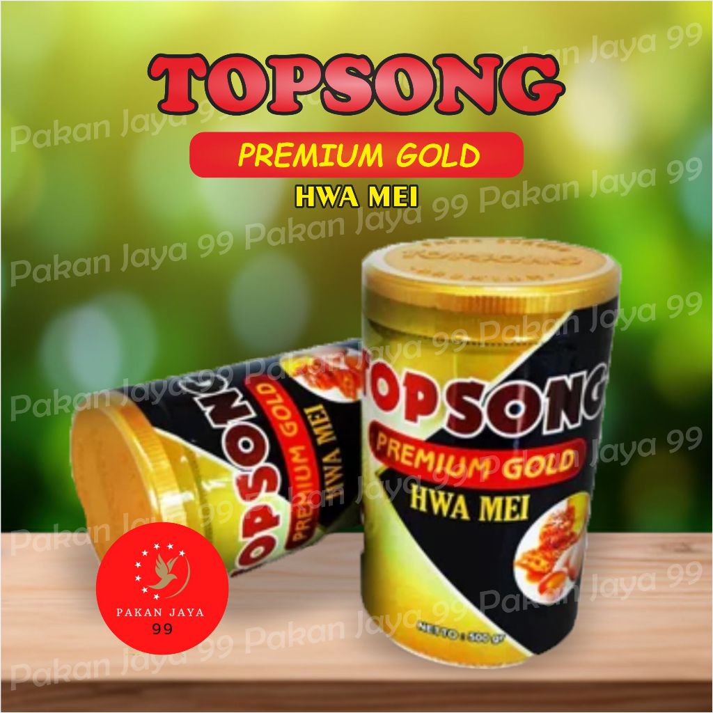 READY TOPSONG TOP SONG PREMIUM GOLD HWAMEI VOER MAKANAN BURUNG HWAMEI WAMBI MURAI KACER ANIS