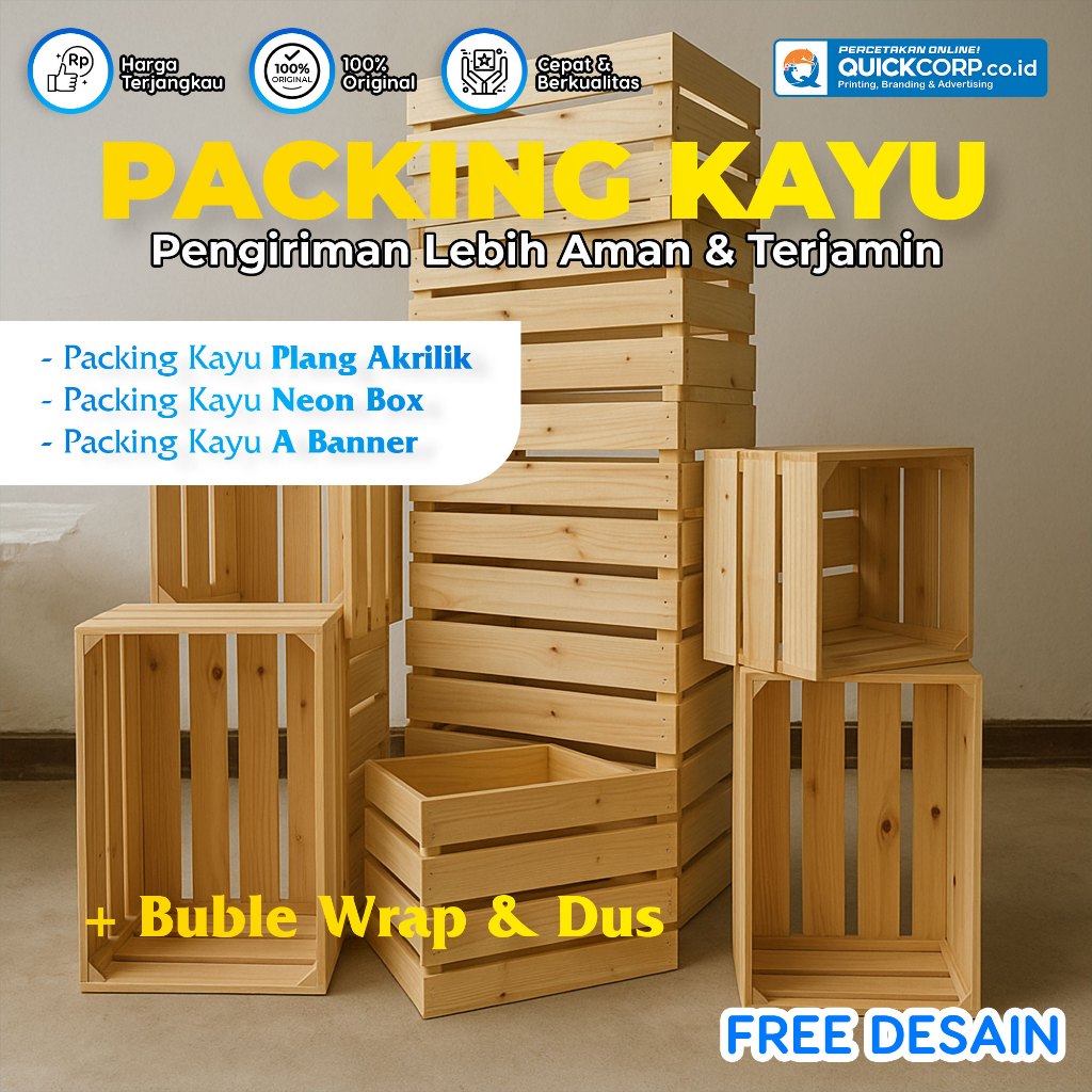 

Packing Kayu Plang Akrilik, Neon Box, A Banner