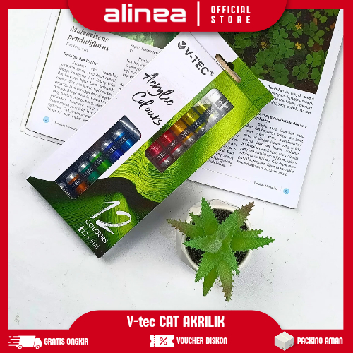 

Cat Akrilik Cat Air 1 Set 12 Warna Vtec Cat Akrilik vt612