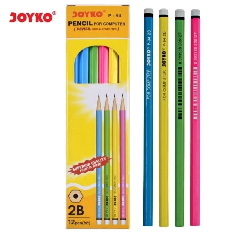 

Pencil / Pensil Joyko P-94 /2B / 1 BOX 12 PCS