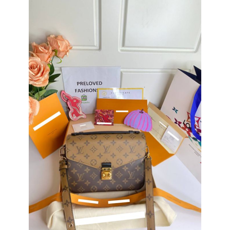 Preloved Pochette Metis Monogram Two Tone Reverse