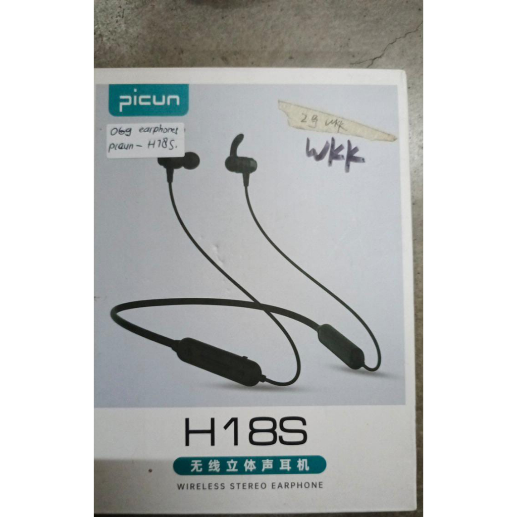 Second Sample Earphone PICUN-H18S Bluetooth