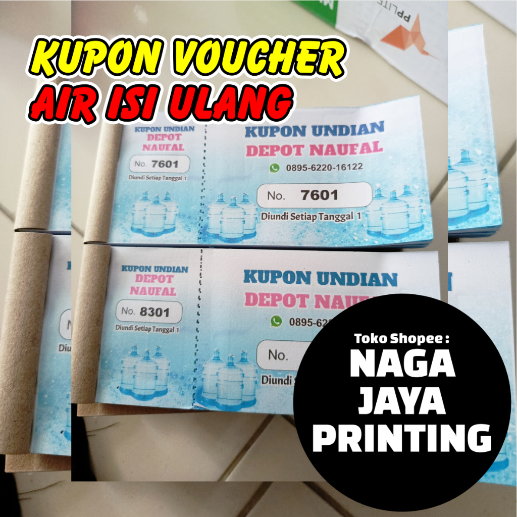 

KUPON ISI ULANG GALON AIR / VOUCHER DEPOT ISI ULANG
