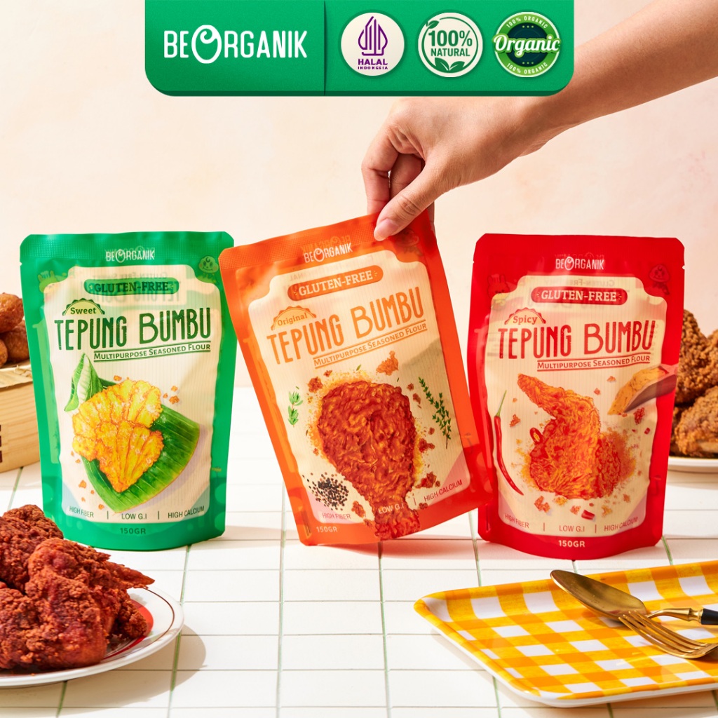

Tepung Bumbu Serbaguna Beorganik - Vegan & Gluten Free