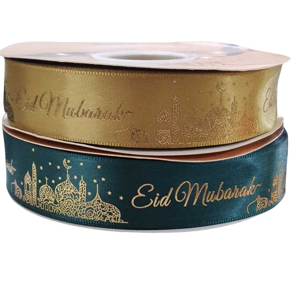 

1 ROL (45METER) - PITA IDUL FITRI 2.5CM | PITA EID MUBAROK