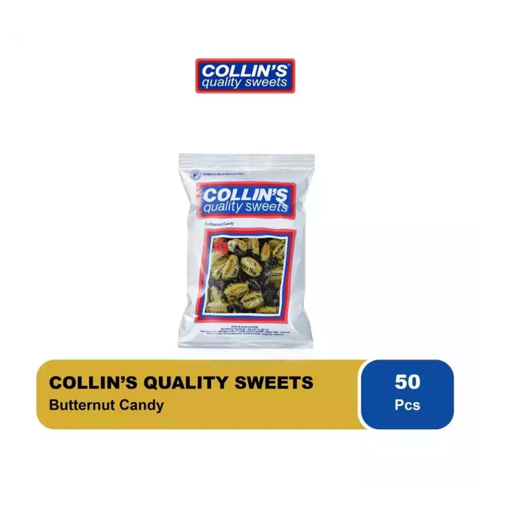 

PERMEN KACANG COLLINS BUTTER NUT / ISI 50 BUTIR