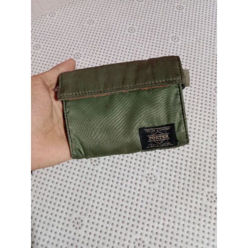 Porter Yoshida Wallet Sage Green