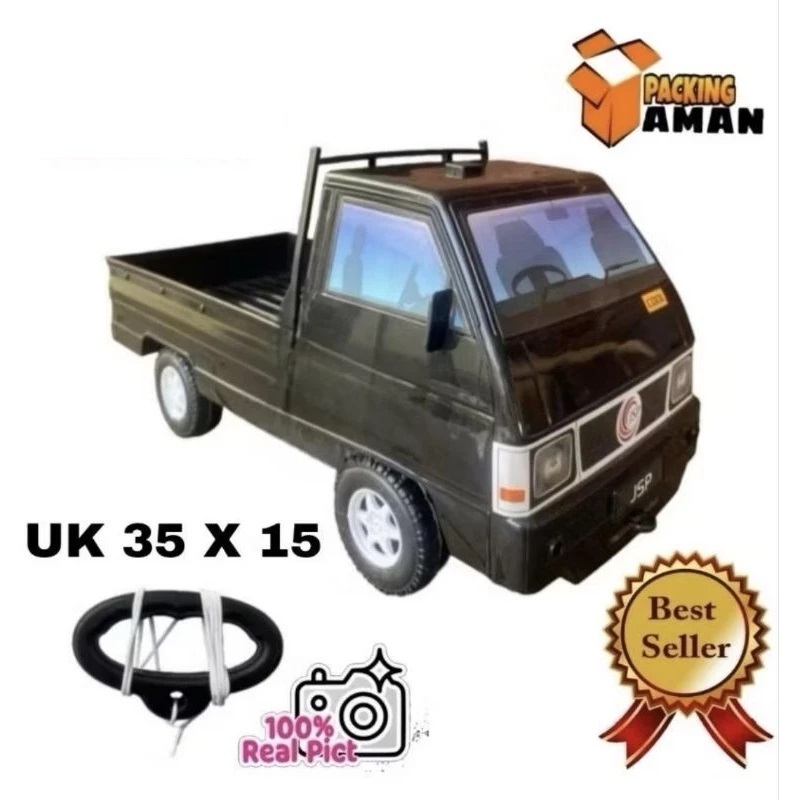 CBD Toys Mainan Anak Mobil Pick Up L300 Musik Dan Lampu / Mobil L300 Pick Up Mainan Pakai Tali Tarik