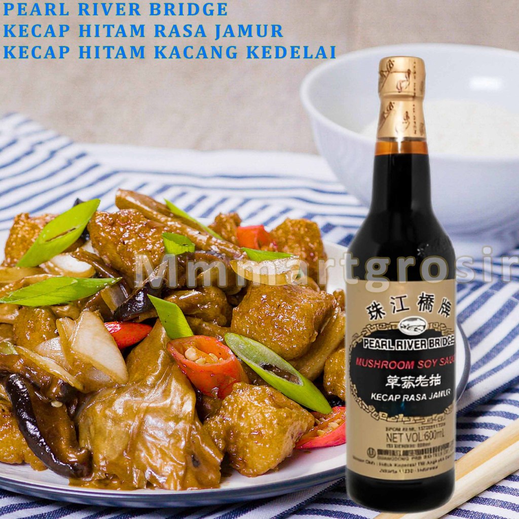 Pearl River Bridge / Kecap Hitam Rasa Jamur / Mushroom Soy Sauce / 600ml