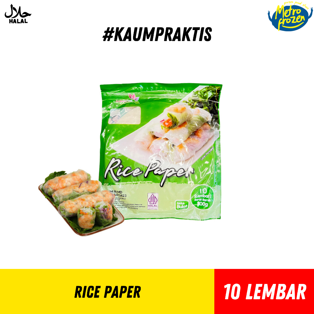 

Rice Paper Bulat 100gr (10 lembar)