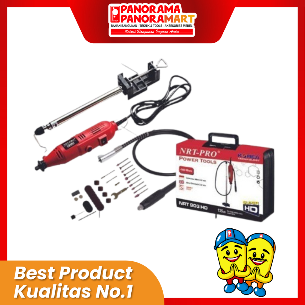 MESIN GRENDA MINI FLEX NRT PRO 903 HD 40 PCS / GRENDA MINI / MINI DIE GRINDER 903 NRT-PRO