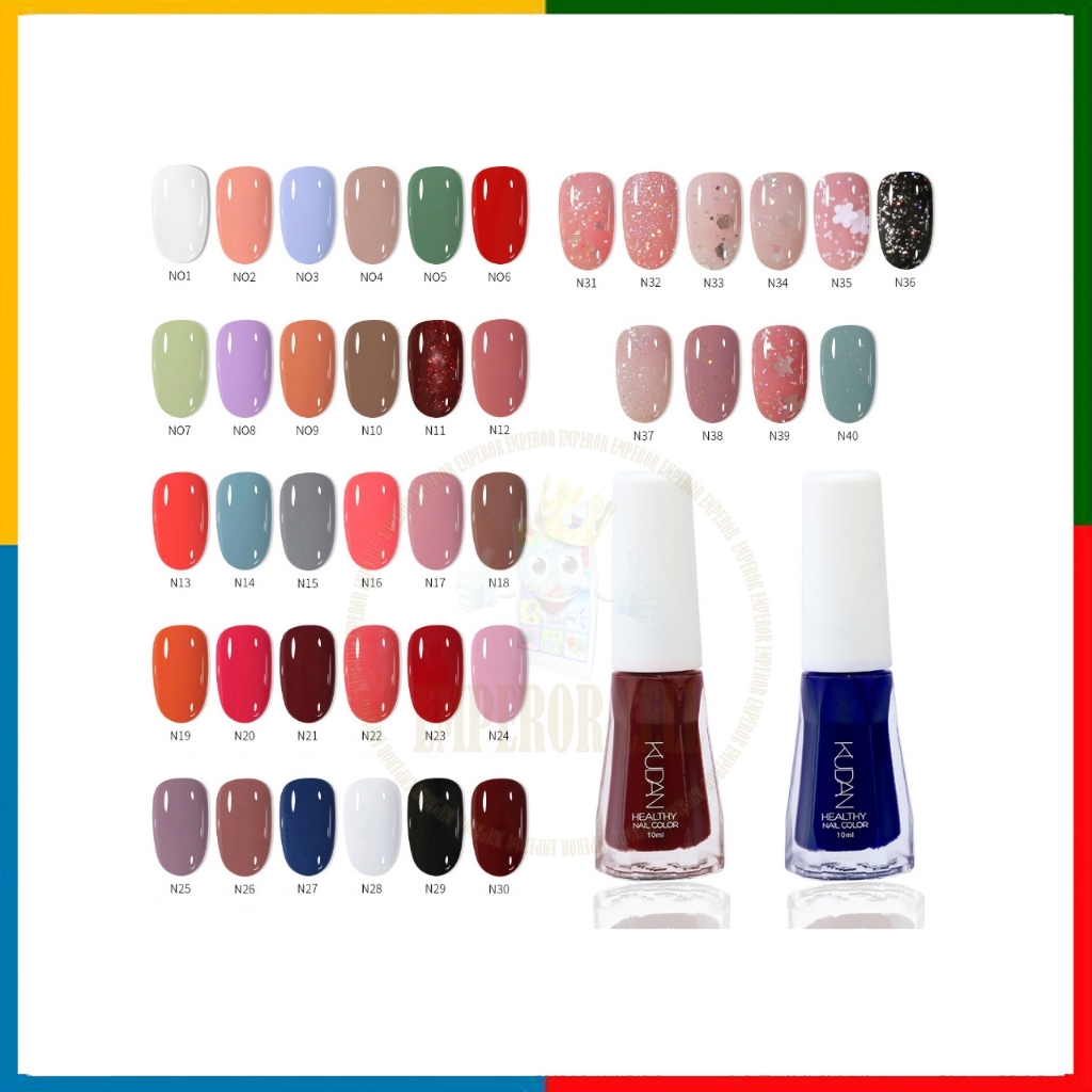 Promo KUDAN Kutek Peel Off Halal Muslimah Kutek Bisa Untuk Sholat Nail Polish Kuteks [Emperor]