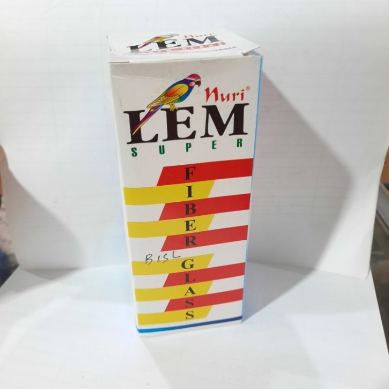 Lem Super Fiber Glass untuk lem tangki bocor / merk Nuri / kuat dan bagus